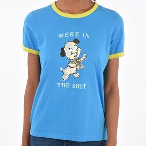 NEW Marc Jacobs x Magda Archer graphic ringer tee